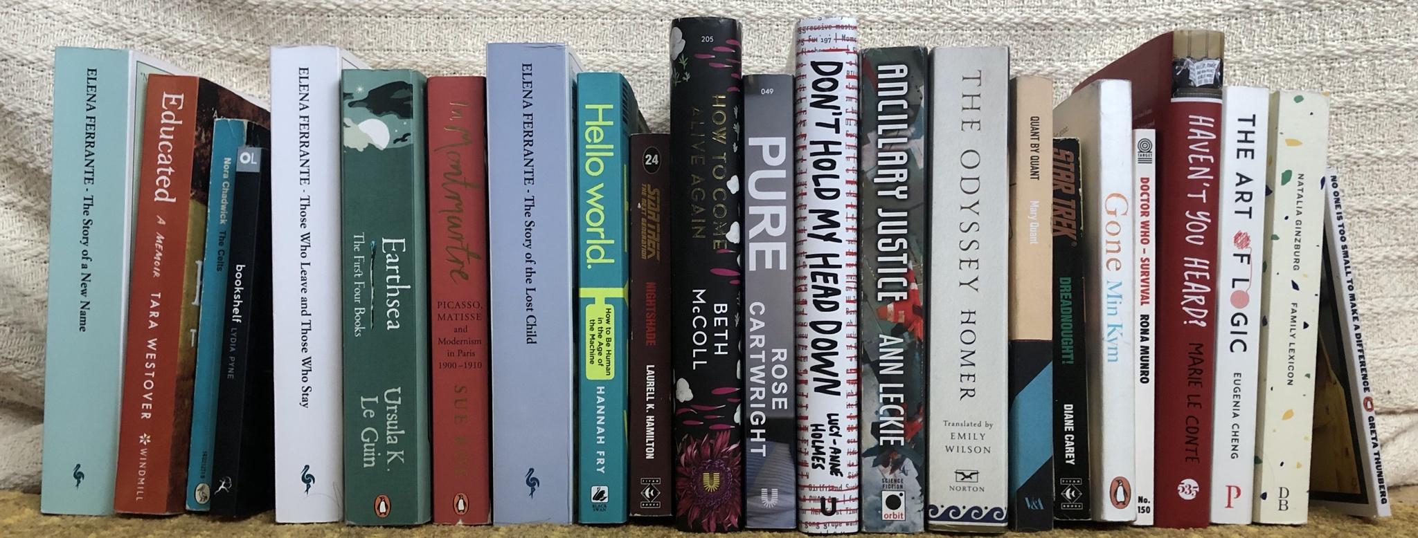 23 books in a row