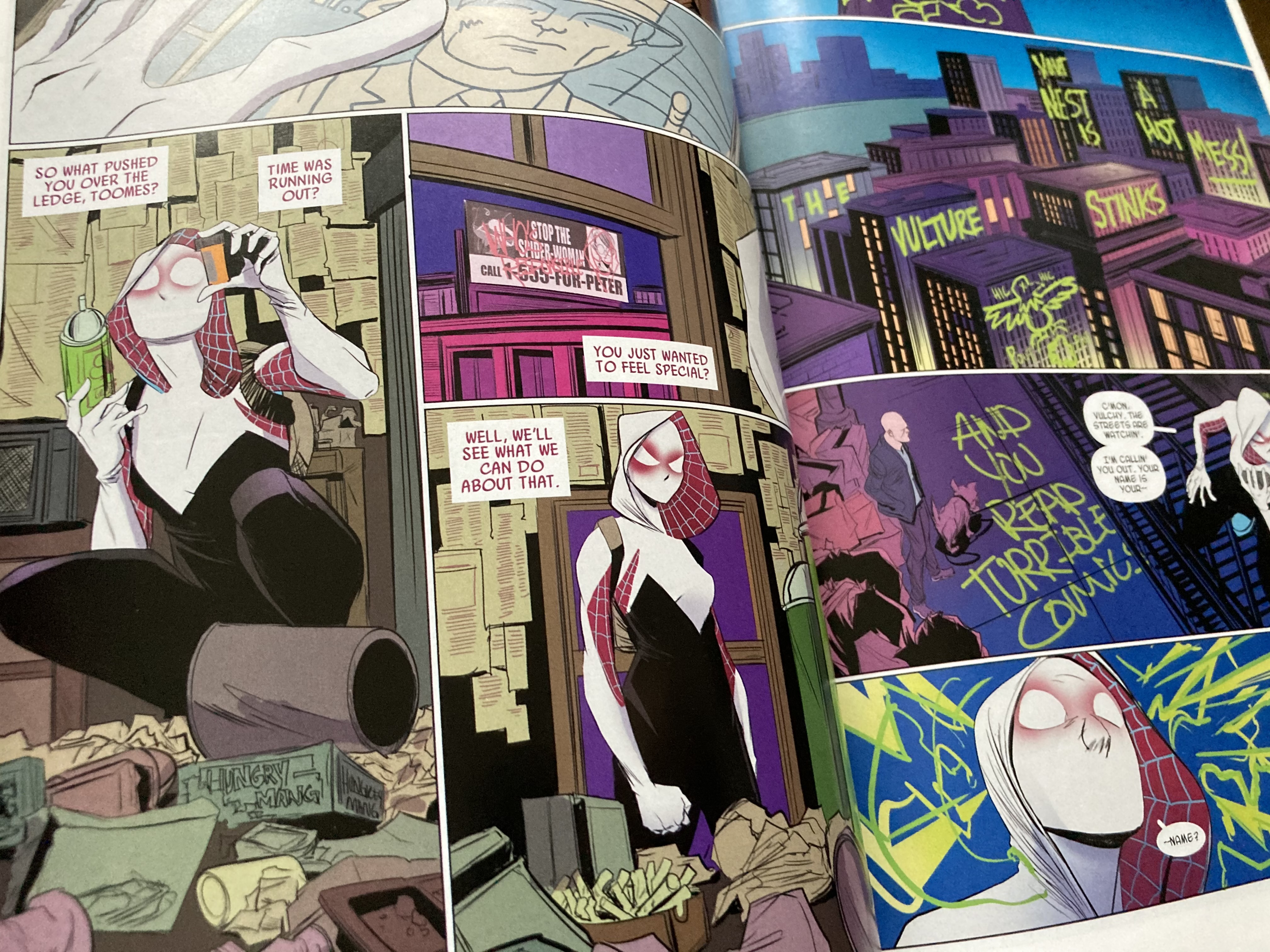 pages from Spider-Gwen: Most Wanted