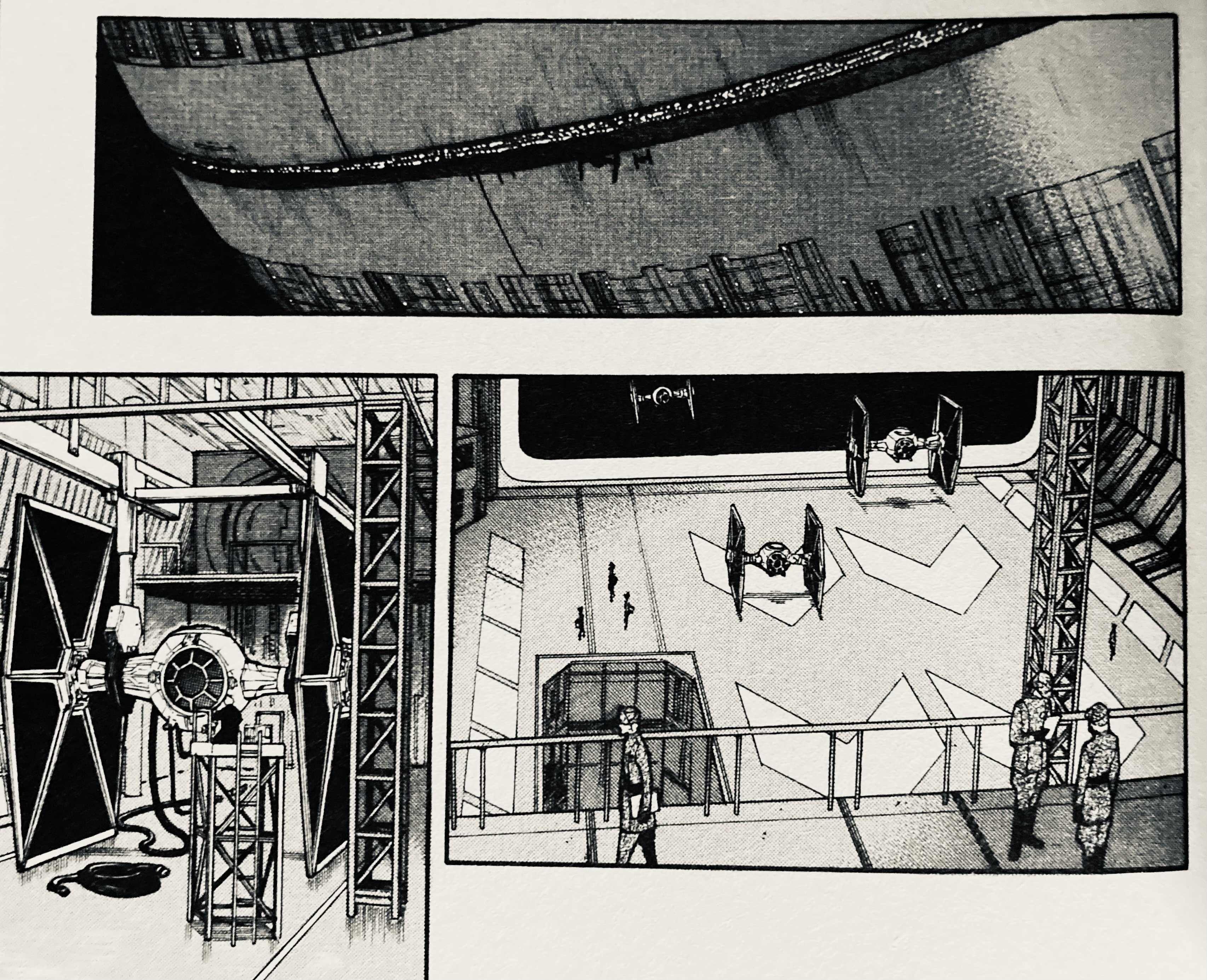 panels from Star Wars: Lost Stars